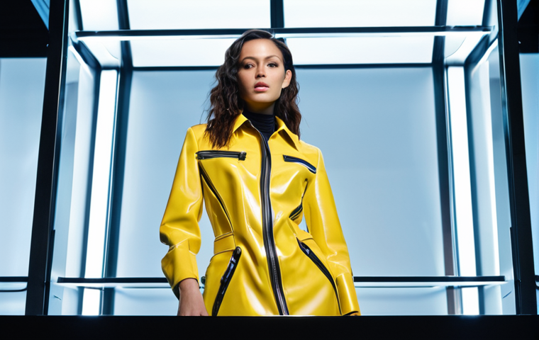 Image Prompt 1: The Bio-Fabrication Future of Fashion**