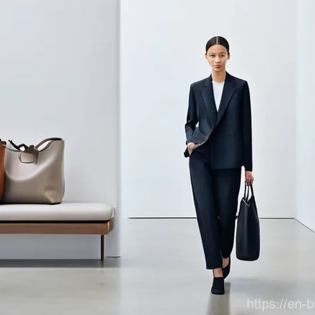 바이오패브릭의 원자재 종류와 특성 - **Prompt:** A sophisticated, fashion-forward woman in her late 20s, with a confident expression, wal...