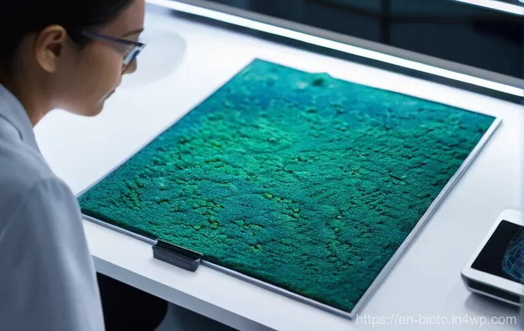 바이오패브릭의 해외 진출 전략 - Transparent Biofabric Supply Chain: From Cultivation to Code**

This image is a diptych, visually co...