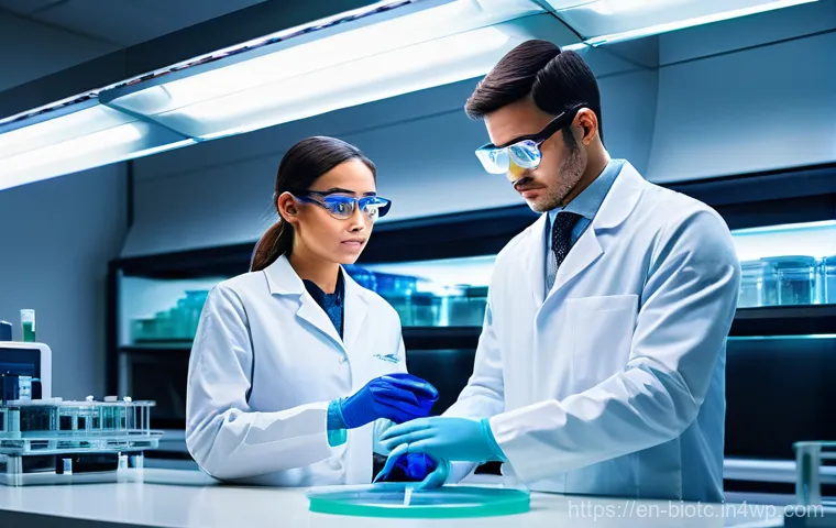 바이오패브릭의 시장 기회와 도전 과제 - **Prompt 1: Personalized Healing in a Modern Clinic**
    "A vibrant, high-definition image of a div...