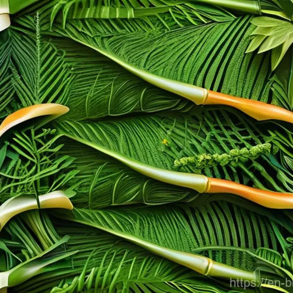 바이오패브릭과 생활 용품의 통합 - **Prompt 1: From Earth's Bounty to Elegant Textiles**
"A visually rich, conceptual illustration ...