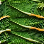 Home 4 바이오패브릭과 생활 용품의 통합 - **Prompt 1: From Earth's Bounty to Elegant Textiles**
"A visually rich, conceptual illustration ...